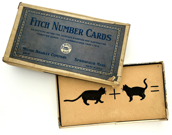 Fitch Number Cards (Milton Bradley #8019)