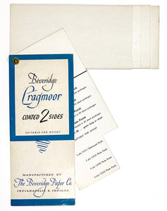 Beveridge Cragmoor Coated 2 Sides (paper sample book)